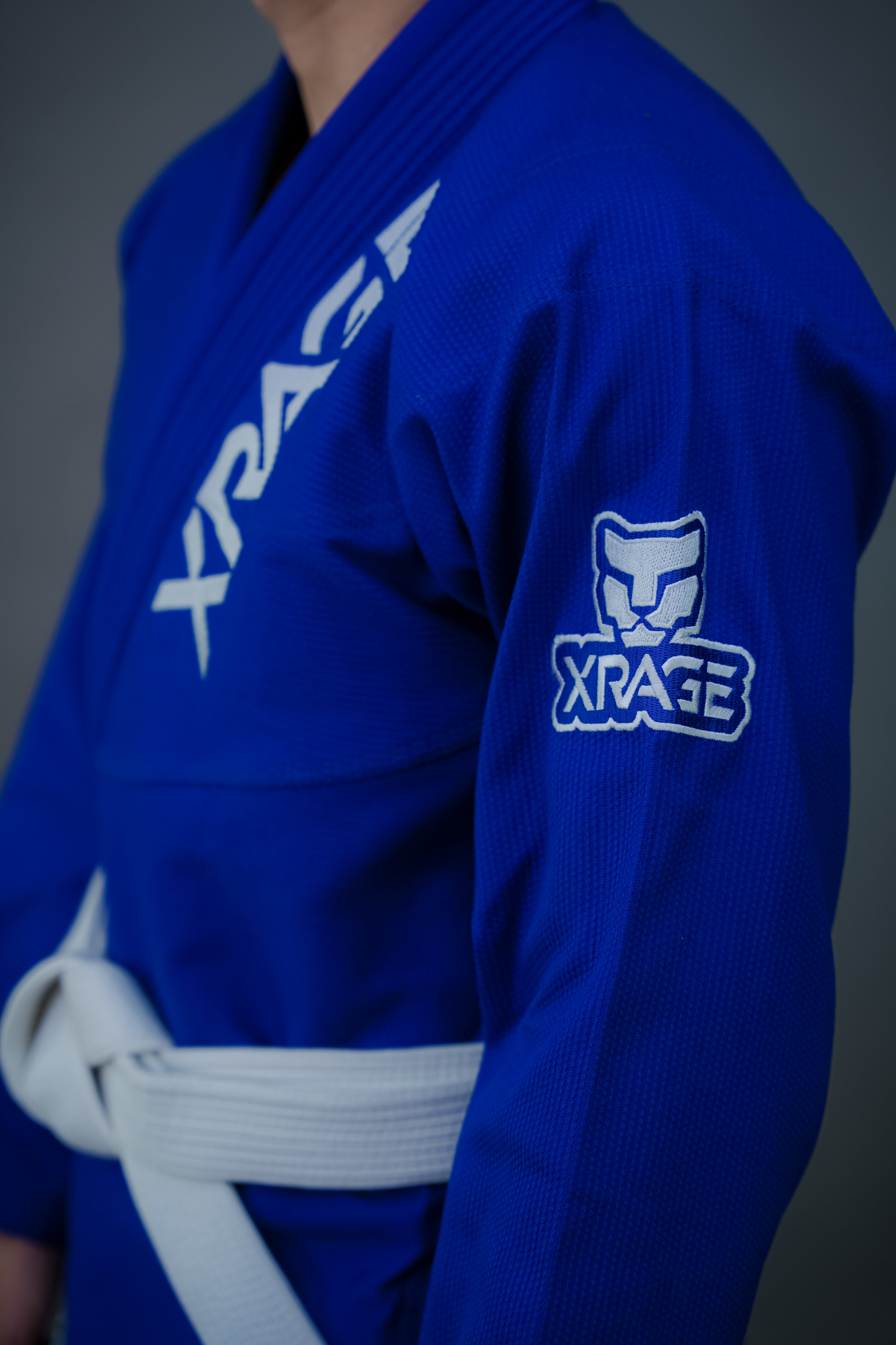 XRage Sports – Premium Men’s Jiu-Jitsu Gi (White Blue Edition)